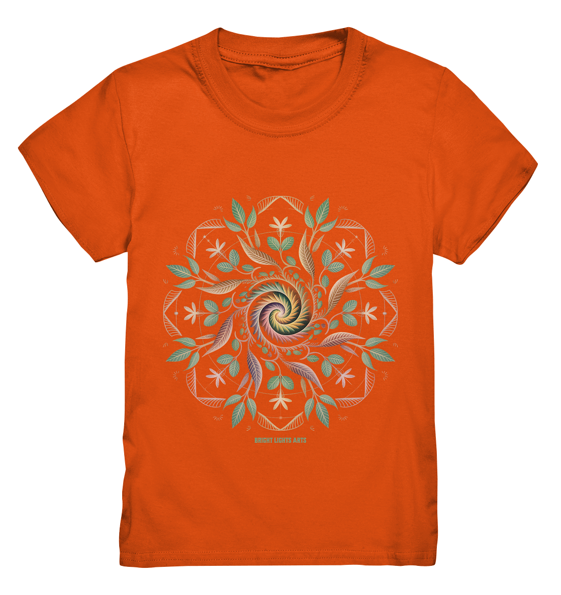 Terra Lumina – Leuchtendes Mandala aus Erde, Licht & Leben - Kids Premium Shirt | Kids & Babys | Dark Shadows Arts