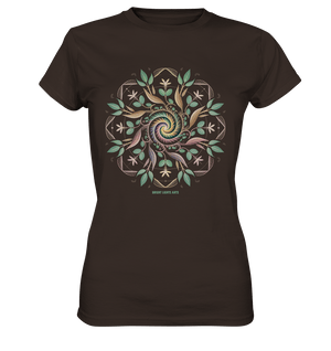 Terra Lumina – Leuchtendes Mandala aus Erde, Licht & Leben - Ladies Premium Shirt | Lady - Shirts | Dark Shadows Arts
