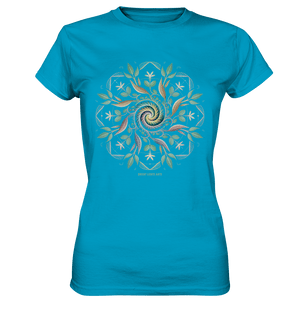 Terra Lumina – Leuchtendes Mandala aus Erde, Licht & Leben - Ladies Premium Shirt | Lady - Shirts | Dark Shadows Arts