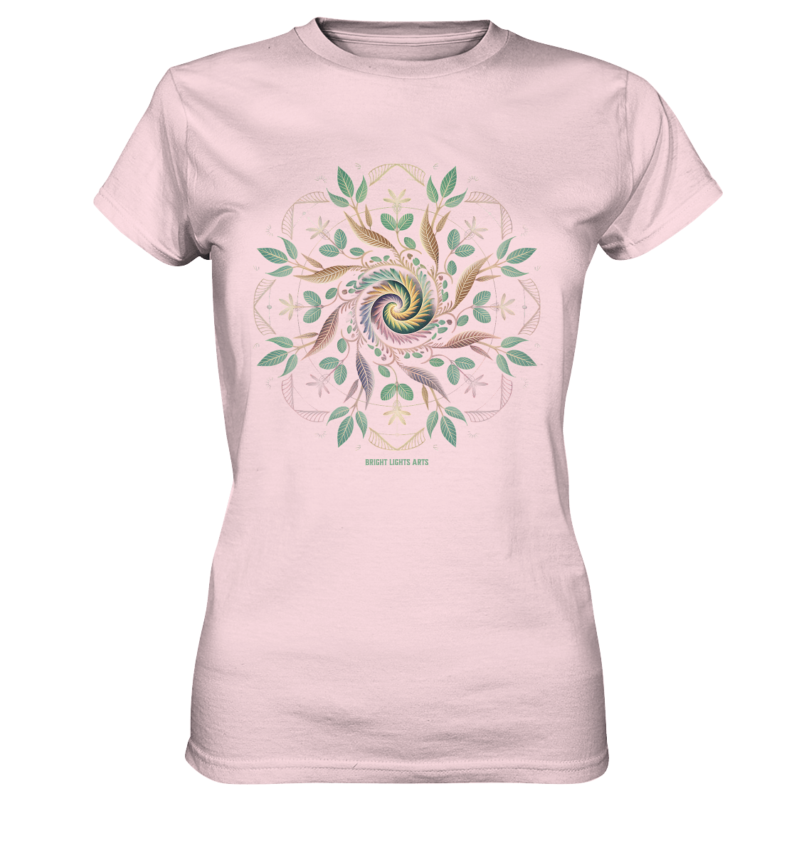 Terra Lumina – Leuchtendes Mandala aus Erde, Licht & Leben - Ladies Premium Shirt | Lady - Shirts | Dark Shadows Arts