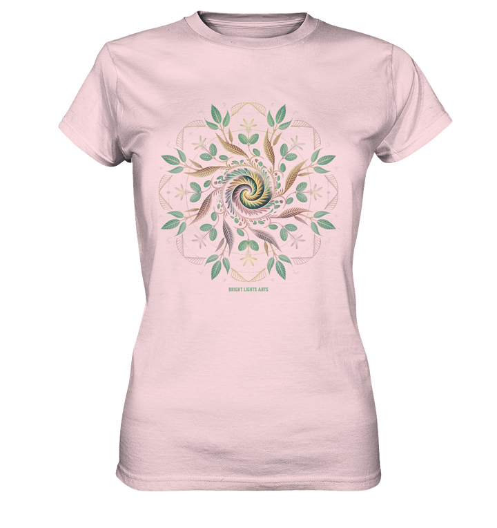 Terra Lumina – Leuchtendes Mandala aus Erde, Licht & Leben - Ladies Premium Shirt | Lady - Shirts | Dark Shadows Arts