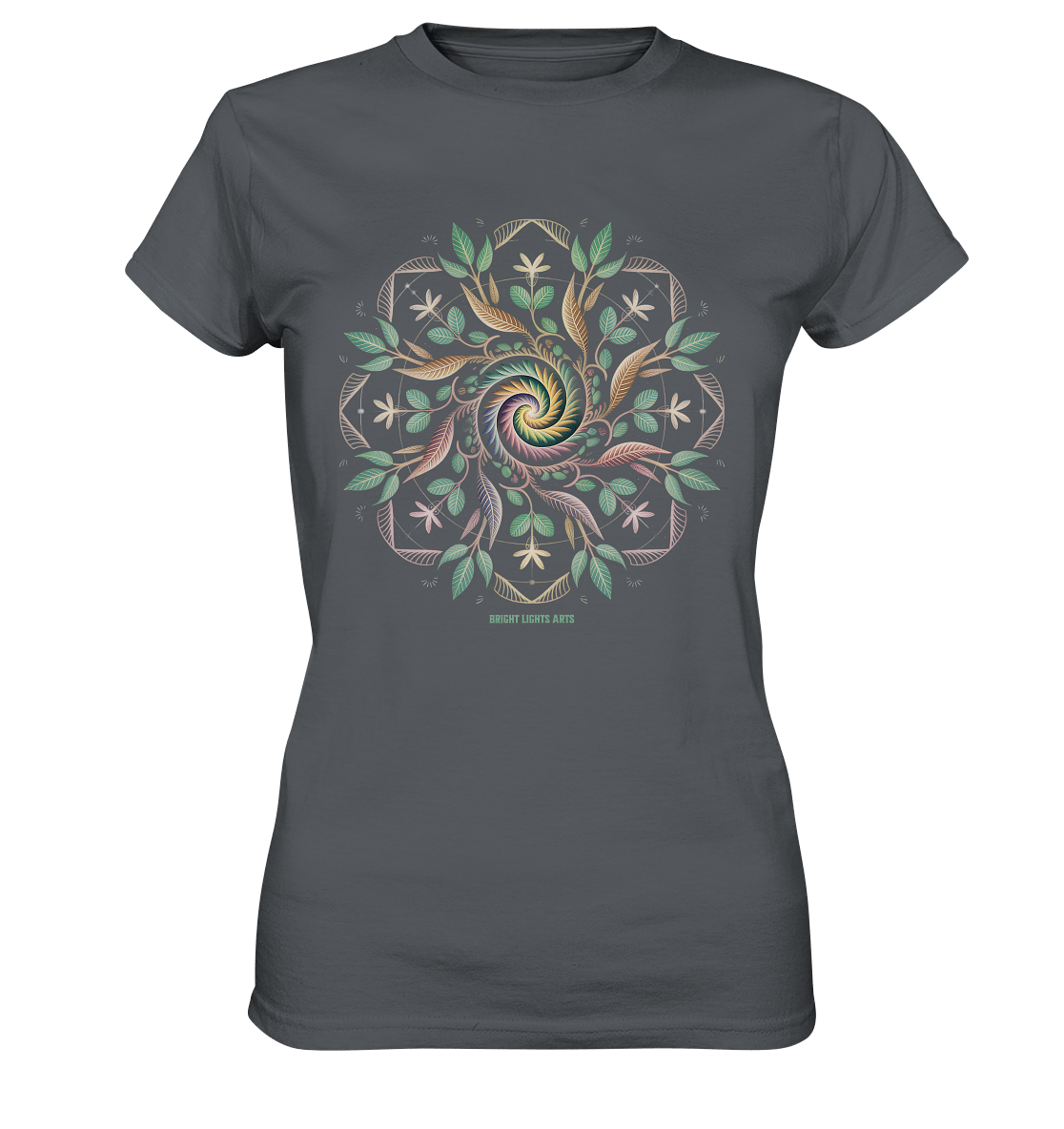 Terra Lumina – Leuchtendes Mandala aus Erde, Licht & Leben - Ladies Premium Shirt | Lady - Shirts | Dark Shadows Arts