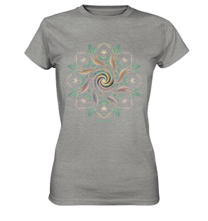 Terra Lumina – Leuchtendes Mandala aus Erde, Licht & Leben - Ladies Premium Shirt | Lady - Shirts | Dark Shadows Arts