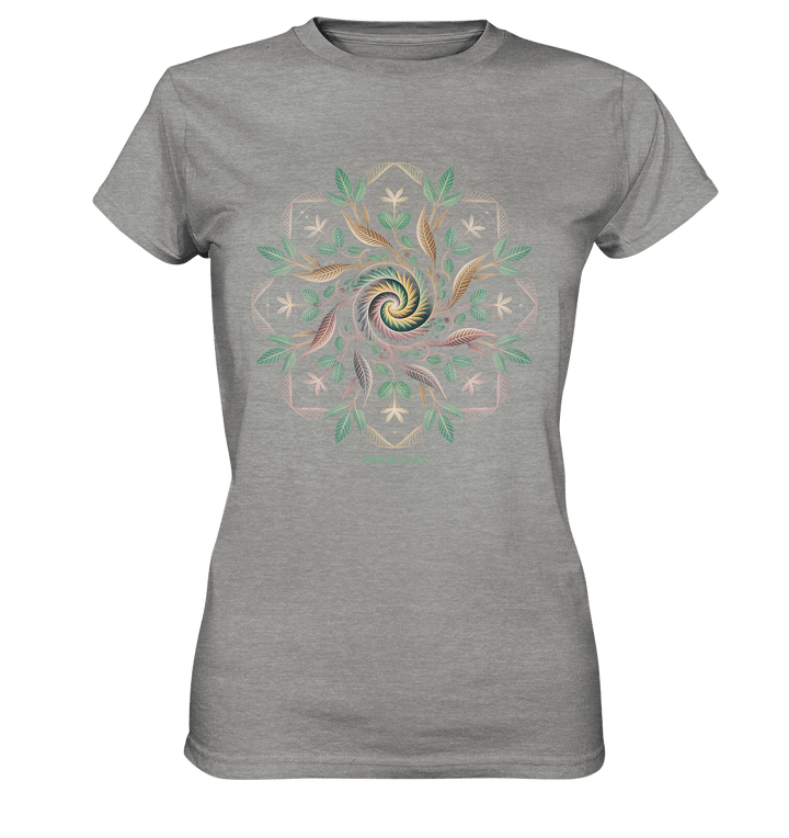 Terra Lumina – Leuchtendes Mandala aus Erde, Licht & Leben - Ladies Premium Shirt | Lady - Shirts | Dark Shadows Arts