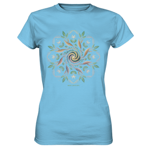 Terra Lumina – Leuchtendes Mandala aus Erde, Licht & Leben - Ladies Premium Shirt | Lady - Shirts | Dark Shadows Arts