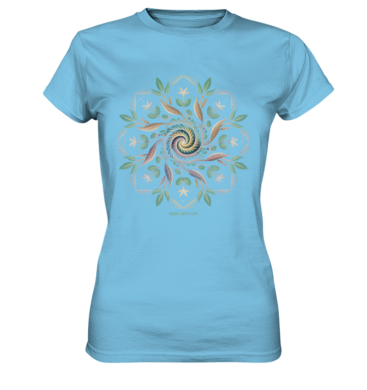 Terra Lumina – Leuchtendes Mandala aus Erde, Licht & Leben - Ladies Premium Shirt | Lady - Shirts | Dark Shadows Arts