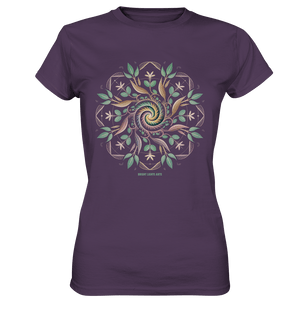 Terra Lumina – Leuchtendes Mandala aus Erde, Licht & Leben - Ladies Premium Shirt | Lady - Shirts | Dark Shadows Arts
