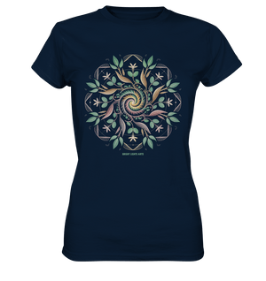 Terra Lumina – Leuchtendes Mandala aus Erde, Licht & Leben - Ladies Premium Shirt | Lady - Shirts | Dark Shadows Arts