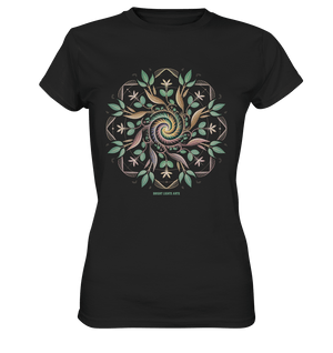 Terra Lumina – Leuchtendes Mandala aus Erde, Licht & Leben - Ladies Premium Shirt | Lady - Shirts | Dark Shadows Arts
