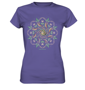 Terra Lumina – Leuchtendes Mandala aus Erde, Licht & Leben - Ladies Premium Shirt | Lady - Shirts | Dark Shadows Arts