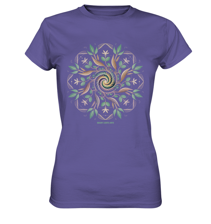 Terra Lumina – Leuchtendes Mandala aus Erde, Licht & Leben - Ladies Premium Shirt | Lady - Shirts | Dark Shadows Arts