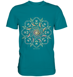 Terra Lumina – Leuchtendes Mandala aus Erde, Licht & Leben - Premium Shirt | Unisex - Shirts | Dark Shadows Arts