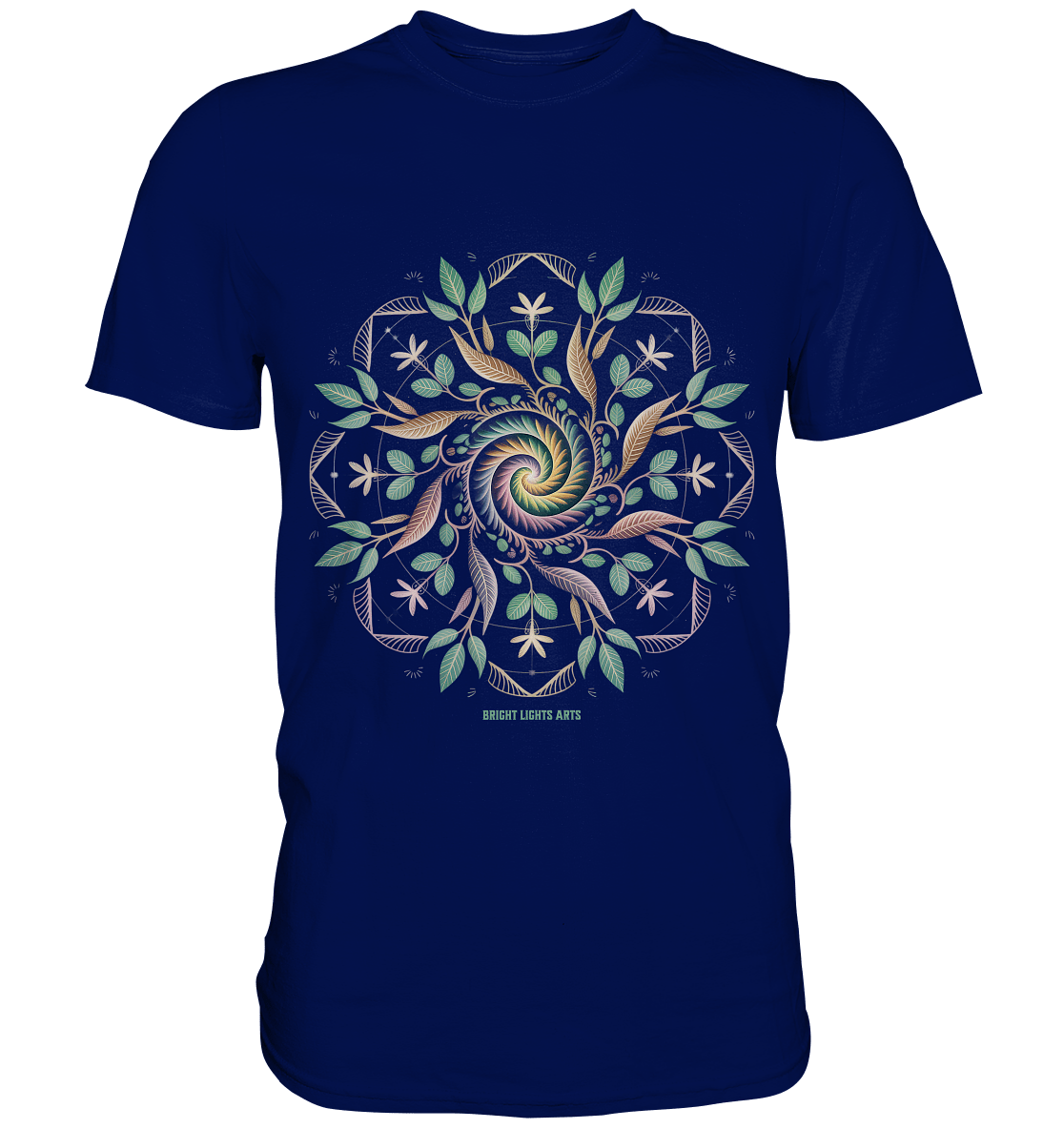 Terra Lumina – Leuchtendes Mandala aus Erde, Licht & Leben - Premium Shirt | Unisex - Shirts | Dark Shadows Arts
