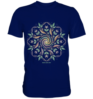 Terra Lumina – Leuchtendes Mandala aus Erde, Licht & Leben - Premium Shirt | Unisex - Shirts | Dark Shadows Arts
