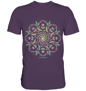 Terra Lumina – Leuchtendes Mandala aus Erde, Licht & Leben - Premium Shirt | Unisex - Shirts | Dark Shadows Arts