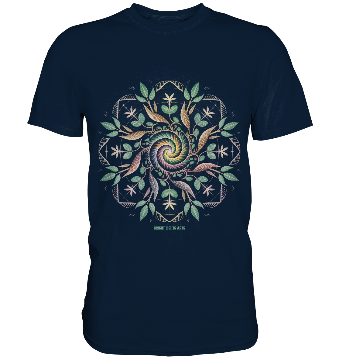 Terra Lumina – Leuchtendes Mandala aus Erde, Licht & Leben - Premium Shirt | Unisex - Shirts | Dark Shadows Arts