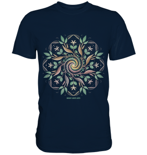 Terra Lumina – Leuchtendes Mandala aus Erde, Licht & Leben - Premium Shirt | Unisex - Shirts | Dark Shadows Arts