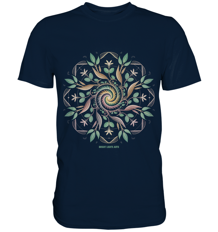 Terra Lumina – Leuchtendes Mandala aus Erde, Licht & Leben - Premium Shirt | Unisex - Shirts | Dark Shadows Arts