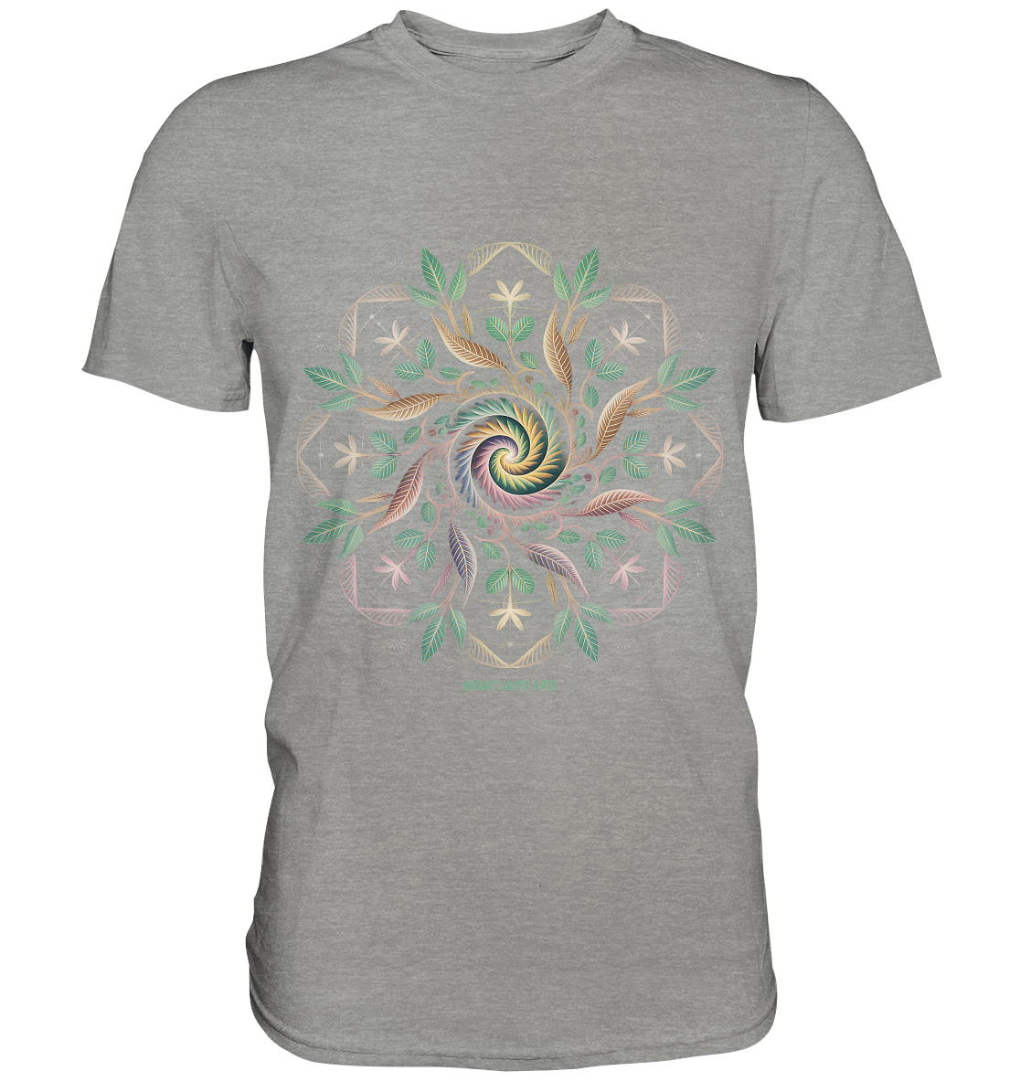 Terra Lumina – Leuchtendes Mandala aus Erde, Licht & Leben - Premium Shirt | Unisex - Shirts | Dark Shadows Arts