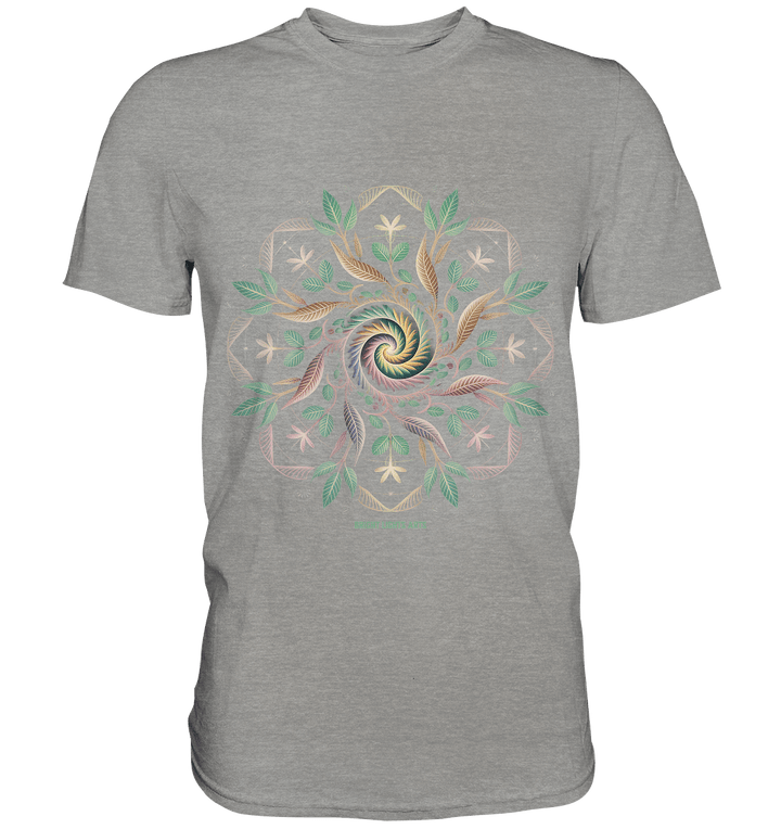 Terra Lumina – Leuchtendes Mandala aus Erde, Licht & Leben - Premium Shirt | Unisex - Shirts | Dark Shadows Arts