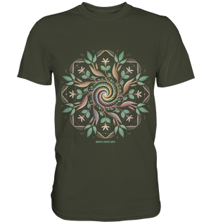Terra Lumina – Leuchtendes Mandala aus Erde, Licht & Leben - Premium Shirt | Unisex - Shirts | Dark Shadows Arts