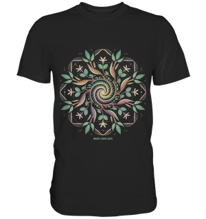Terra Lumina – Leuchtendes Mandala aus Erde, Licht & Leben - Premium Shirt | Unisex - Shirts | Dark Shadows Arts