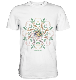 Terra Lumina – Leuchtendes Mandala aus Erde, Licht & Leben - Premium Shirt | Unisex - Shirts | Dark Shadows Arts