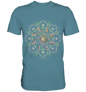 Terra Lumina – Leuchtendes Mandala aus Erde, Licht & Leben - Premium Shirt | Unisex - Shirts | Dark Shadows Arts
