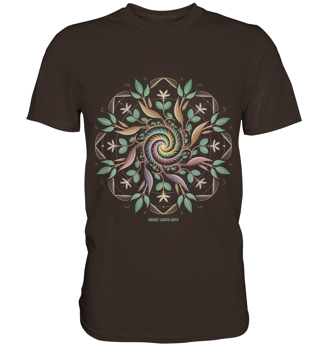 Terra Lumina – Leuchtendes Mandala aus Erde, Licht & Leben - Premium Shirt | Unisex - Shirts | Dark Shadows Arts