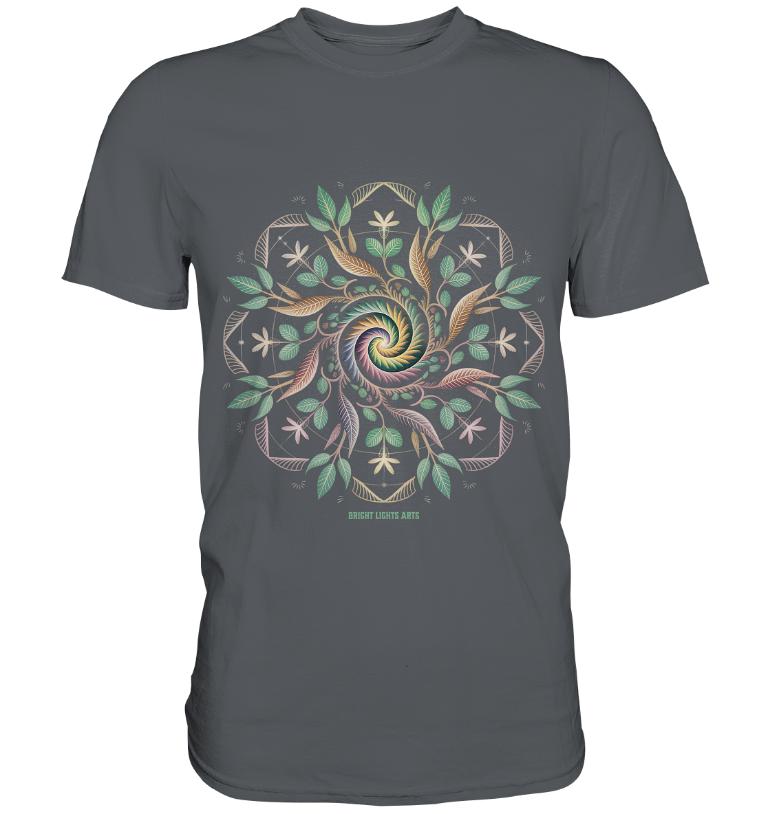 Terra Lumina – Leuchtendes Mandala aus Erde, Licht & Leben - Premium Shirt | Unisex - Shirts | Dark Shadows Arts