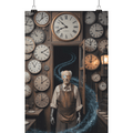 The Clockmaker’s curse - Der mechanische Fluch des ewigen Uhrmacher's - Poster Din A1 (hoch) | Wall Art | Dark Shadows Arts