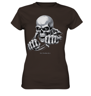 THE GRIP OF DEATH – Mystisches Schädel - Design mit intensiver Symbolik - Ladies Premium Shirt | Lady - Shirts | Dark Shadows Arts