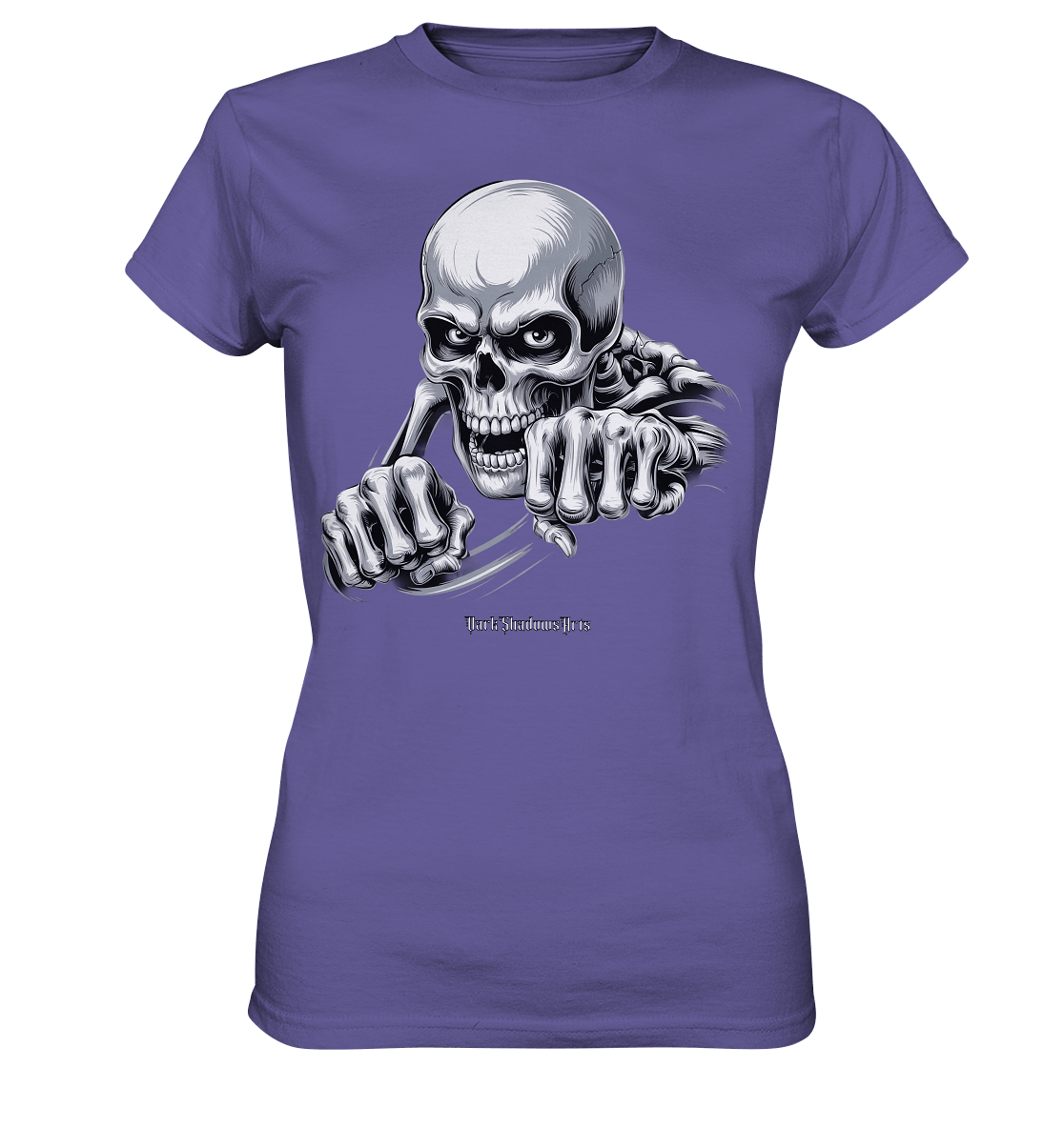 THE GRIP OF DEATH – Mystisches Schädel - Design mit intensiver Symbolik - Ladies Premium Shirt | Lady - Shirts | Dark Shadows Arts