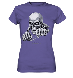 THE GRIP OF DEATH – Mystisches Schädel - Design mit intensiver Symbolik - Ladies Premium Shirt | Lady - Shirts | Dark Shadows Arts