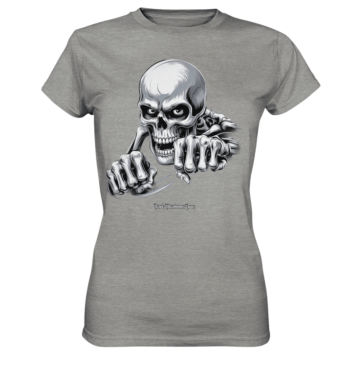 THE GRIP OF DEATH – Mystisches Schädel - Design mit intensiver Symbolik - Ladies Premium Shirt | Lady - Shirts | Dark Shadows Arts