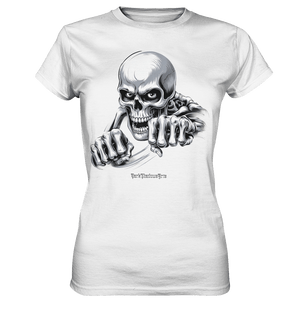 THE GRIP OF DEATH – Mystisches Schädel - Design mit intensiver Symbolik - Ladies Premium Shirt | Lady - Shirts | Dark Shadows Arts