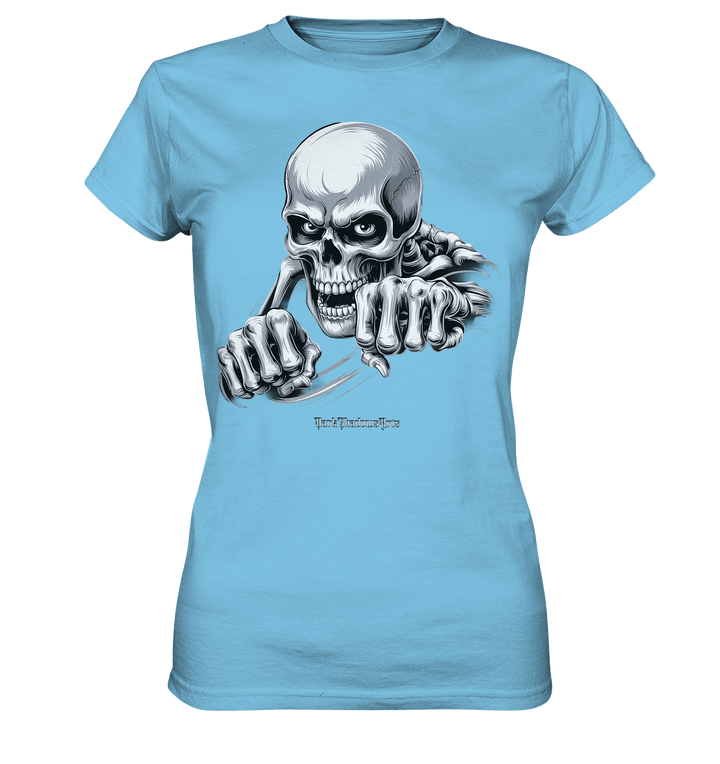 THE GRIP OF DEATH – Mystisches Schädel - Design mit intensiver Symbolik - Ladies Premium Shirt | Lady - Shirts | Dark Shadows Arts