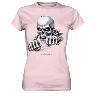 THE GRIP OF DEATH – Mystisches Schädel - Design mit intensiver Symbolik - Ladies Premium Shirt | Lady - Shirts | Dark Shadows Arts