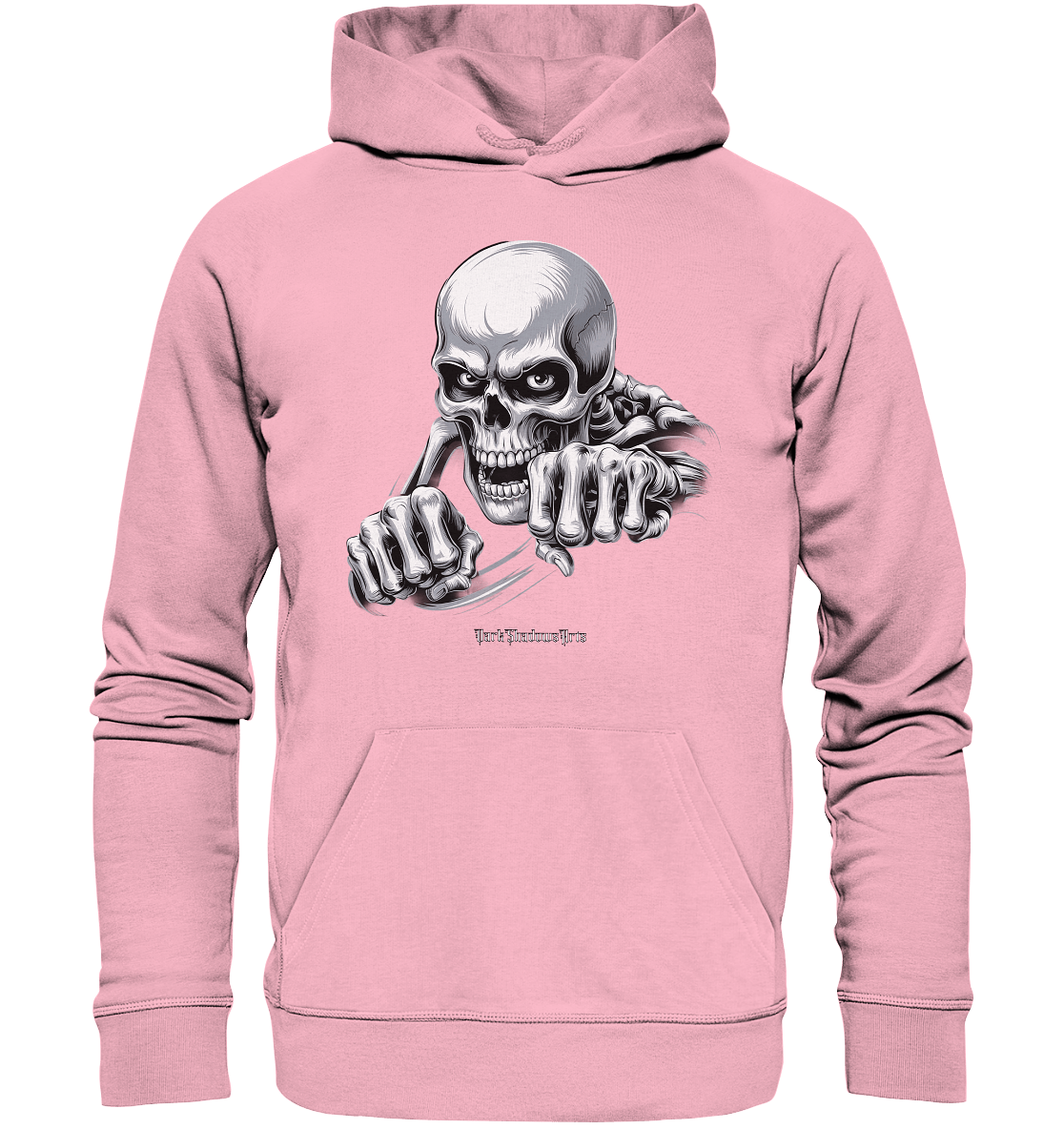 THE GRIP OF DEATH – Mystisches Schädel - Design mit intensiver Symbolik - Organic Hoodie | Hoodies | Dark Shadows Arts