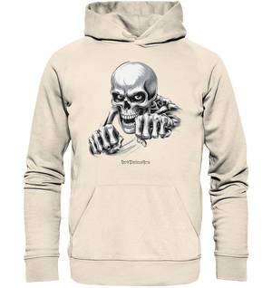 THE GRIP OF DEATH – Mystisches Schädel - Design mit intensiver Symbolik - Organic Hoodie | Hoodies | Dark Shadows Arts