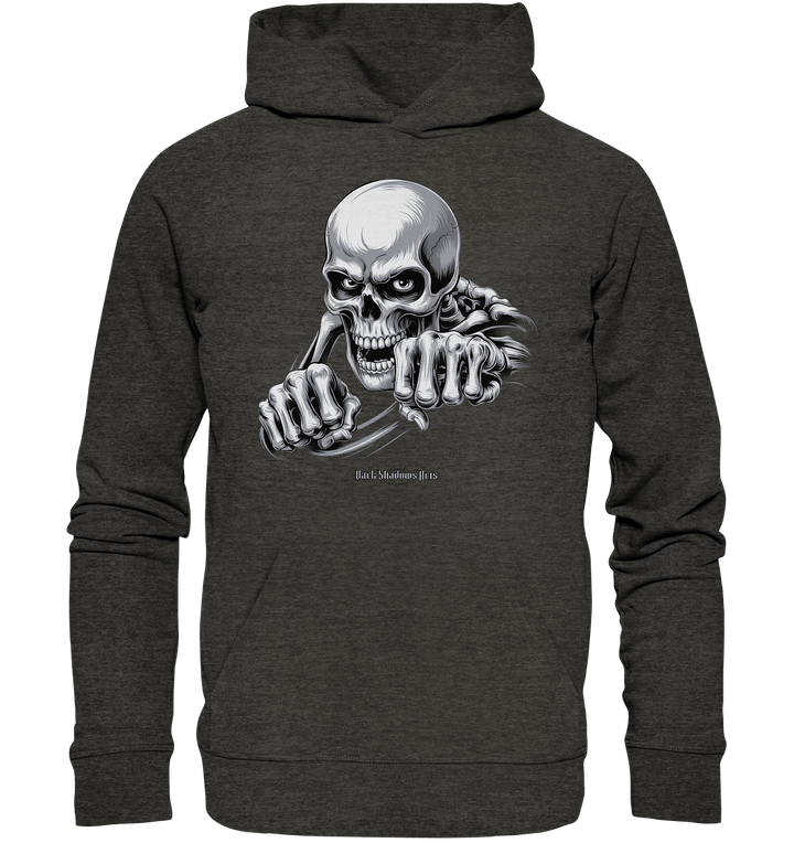 THE GRIP OF DEATH – Mystisches Schädel - Design mit intensiver Symbolik - Organic Hoodie | Hoodies | Dark Shadows Arts
