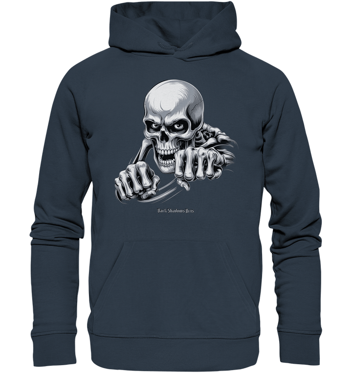 THE GRIP OF DEATH – Mystisches Schädel - Design mit intensiver Symbolik - Organic Hoodie | Hoodies | Dark Shadows Arts
