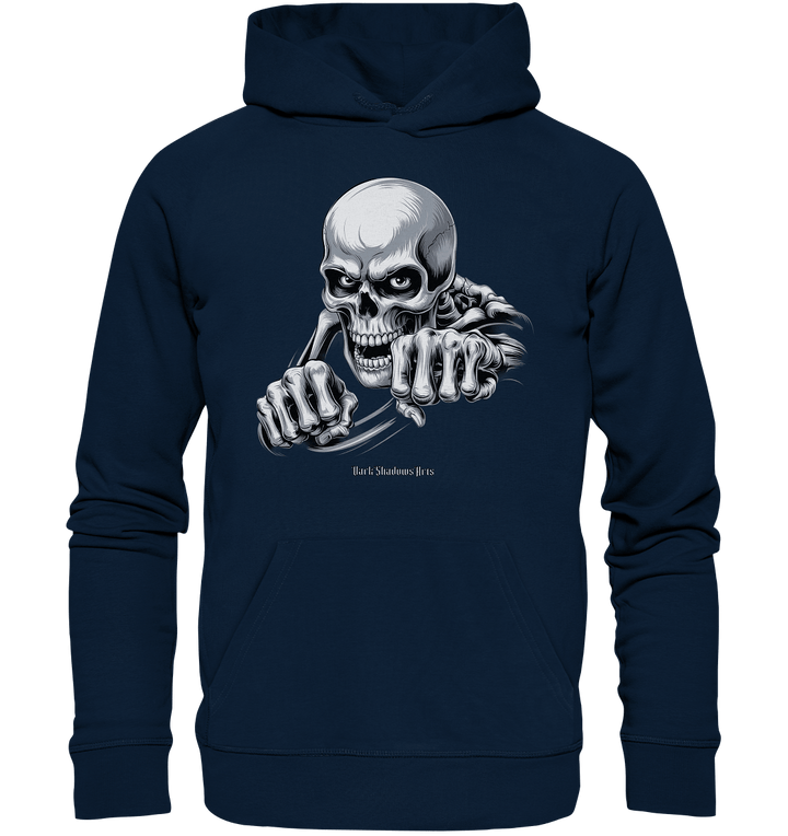 THE GRIP OF DEATH – Mystisches Schädel - Design mit intensiver Symbolik - Organic Hoodie | Hoodies | Dark Shadows Arts