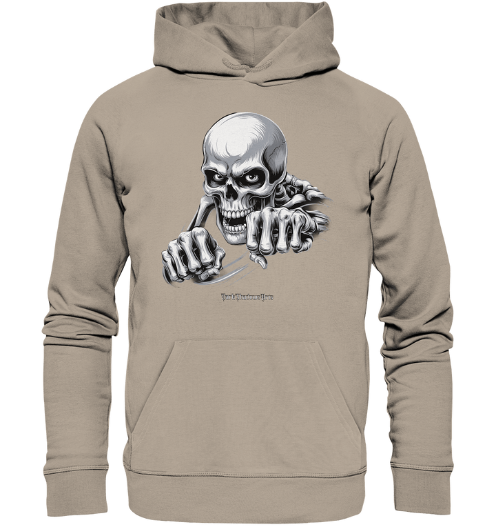 THE GRIP OF DEATH – Mystisches Schädel - Design mit intensiver Symbolik - Organic Hoodie | Hoodies | Dark Shadows Arts