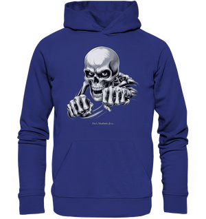 THE GRIP OF DEATH – Mystisches Schädel - Design mit intensiver Symbolik - Organic Hoodie | Hoodies | Dark Shadows Arts