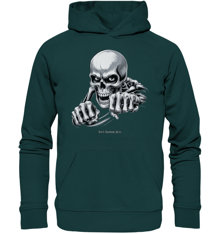 THE GRIP OF DEATH – Mystisches Schädel - Design mit intensiver Symbolik - Organic Hoodie | Hoodies | Dark Shadows Arts
