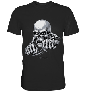 THE GRIP OF DEATH – Mystisches Schädel - Design mit intensiver Symbolik - Premium Shirt | Unisex - Shirts | Dark Shadows Arts