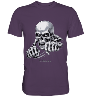 THE GRIP OF DEATH – Mystisches Schädel - Design mit intensiver Symbolik - Premium Shirt | Unisex - Shirts | Dark Shadows Arts