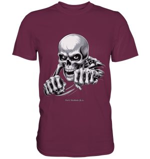 THE GRIP OF DEATH – Mystisches Schädel - Design mit intensiver Symbolik - Premium Shirt | Unisex - Shirts | Dark Shadows Arts