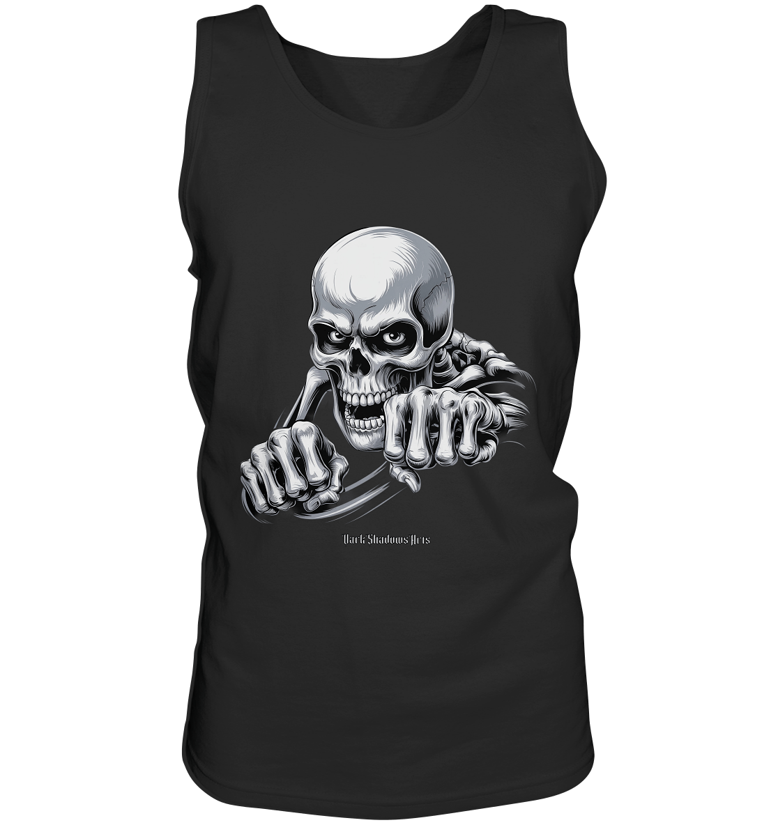 THE GRIP OF DEATH – Mystisches Schädel - Design mit intensiver Symbolik - Relaxed Tank Top | Tank - Tops | Dark Shadows Arts